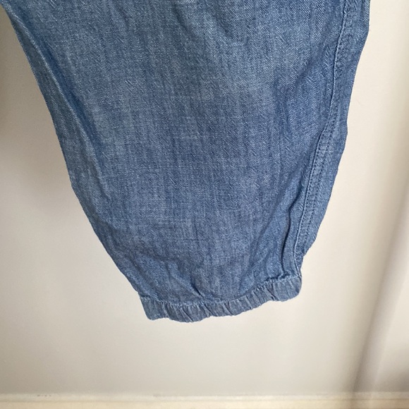 Women’s Gap drawstring lightweight cotton fabric denim joggers - Picture 3 of 6